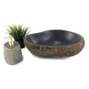 Rustic Matte finish Stone Bathroom Basin 415mm x 305mm x 135mm (2078)