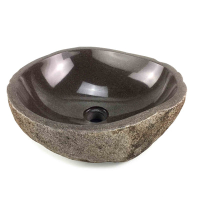 Bathroom Natural Stone Basin 385mm x 350mm x 140mm (2124)