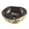 Natural Matte finish Stone Bathroom Basin 35.5cm x 31.5cm x 14.5cm (2183)