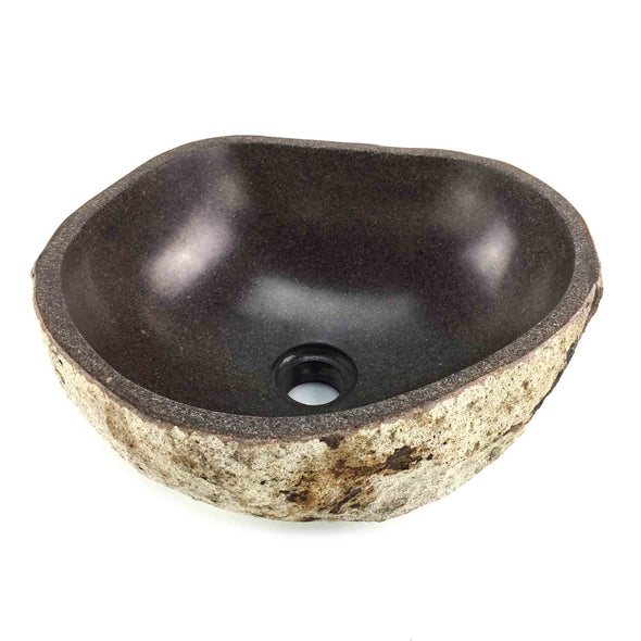 Natural Matte finish Stone Bathroom Basin 355mm x 315mm x 145mm (2183)