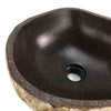 Natural Matte finish Stone Bathroom Basin 35.5cm x 31.5cm x 14.5cm (2183)