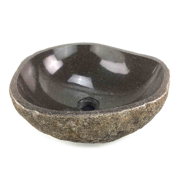 Natural Bathroom Stone Basin 40.5cm x 37cm x 14cm (2204)