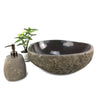 Natural Bathroom Stone Basin 40.5cm x 37cm x 14cm (2204)