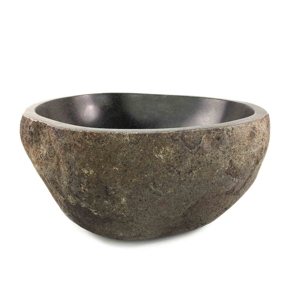 Natural Matte Finish Stone Bathroom Basin 38cm x 32.5cm x 15cm (2211)