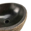 Natural Matte Finish Stone Bathroom Basin 38cm x 32.5cm x 15cm (2211)