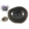 Natural Matte Finish Stone Bathroom Basin 380mm x 325mm x 150mm (2211)