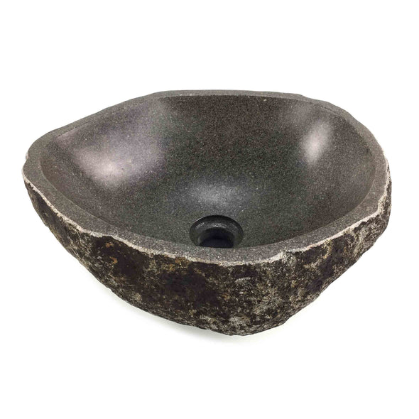 Natural Matte Finish Stone Bathroom Basin 380mm x 320mm x 140mm (2217)