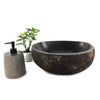 Natural Matte Finish Stone Bathroom Basin 37cm x 33cm x 14cm (2225)