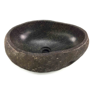 Natural Matte Finish Stone Bathroom Basin 435mm x 325mm x 135mm (2242)