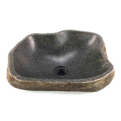 Irregular Matte Finish Stone Bathroom Basin 445mm x 375mm x 140mm (2243)