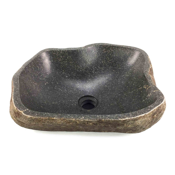 Irregular Matte Finish Stone Bathroom Basin 445mm x 375mm x 140mm (2243)