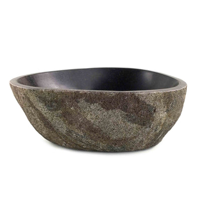 Natural Matte Finish Stone Bathroom Basin 410mm x 305mm x 145mm (2247)