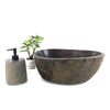 Natural Matte Finish Stone Bathroom Basin 410mm x 305mm x 145mm (2247)