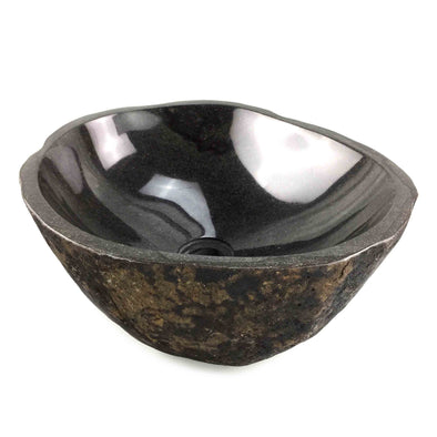 Chocolate Chunk Stone Basin 410mm x 320mm x 150mm (2257)