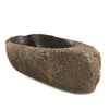 Matte Finish Irregular Shaped Stone Basin 51cm x 25cm x 13/15cm (2259)