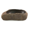 Matte Finish Irregular Shaped Stone Basin 51cm x 25cm x 13/15cm (2259)