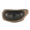 Matte Finish Irregular Shaped Stone Basin 51cm x 25cm x 13/15cm (2259)