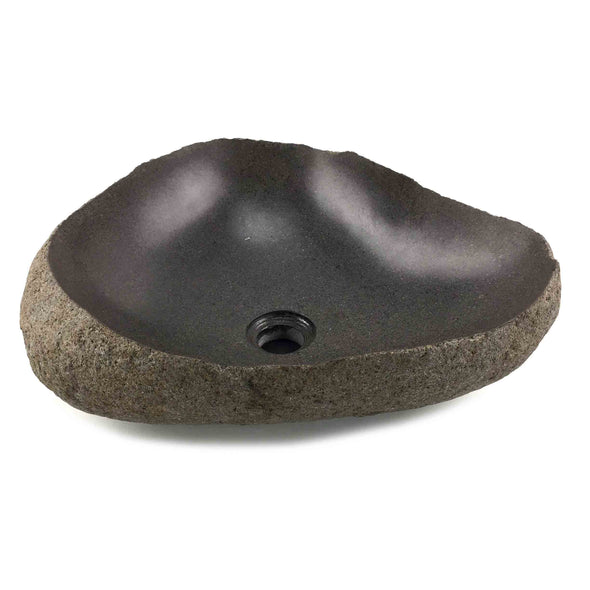 Elegant Rare Thin Lip Matte Stone Basin 44cm x 37.5cm x 14/13cm's (2272)