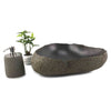 Elegant Rare Thin Lip Matte Stone Basin 44cm x 37.5cm x 14/13cm's (2272)