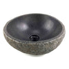 Natural Matte Finish Stone Bathroom Basin 33.5cm x 30.5cm x 14.5cm (2282)