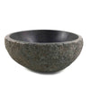 Natural Matte Finish Stone Bathroom Basin 33.5cm x 30.5cm x 14.5cm (2282)