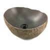 Natural Matte Finish Thin Lip Stone Basin 36cm x 29cm x 14.5/13.5cm (2290)