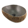 Natural Matte Finish Thin Lip Stone Basin 36cm x 29cm x 14.5/13.5cm (2290)