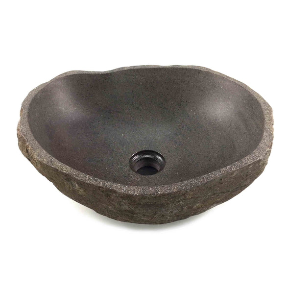 Natural Matte Finish Stone Bathroom Basin 39.5cm x 32.5cm x 13.5cm (2316)