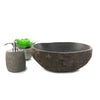 Natural Matte Finish Stone Bathroom Basin 39.5cm x 32.5cm x 13.5cm (2316)