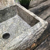 Grey Marble Natural Stone Basin 380mm x 270mm x 125mm (2351)