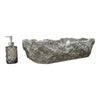 Rustic Marble Natural Stone Basin 560mm x 360mm x 120/150mm (2362)