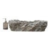 Rustic Marble Natural Stone Basin 560mm x 360mm x 120/150mm (2362)