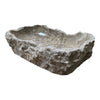 Rustic Marble Natural Stone Basin 560mm x 360mm x 120/150mm (2362)