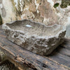 Rustic Marble Natural Stone Basin 56cm x 36cm x 12/15cm (2362)