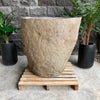 Large Earthy Natural Pedestal Stone Basin 88cm x 58cm x 89cm (2379)