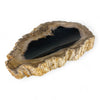 Petrified Wood Natural Stone Plate | Platter 410mm x 260mm x 50mm (2415)