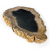 Petrified Wood Natural Stone Plate | Platter 410mm x 260mm x 50mm (2415)