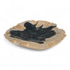 Petrified Wood Natural Stone Plate | Platter 390mm x 300mm x 35mm (2421)