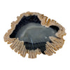 Petrified Wood Natural Stone Plate | Platter 390mm x 300mm x 35mm (2421)