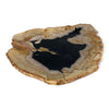 Petrified Wood Natural Stone Plate | Platter 380mm x 320mm x 30mm (2422)