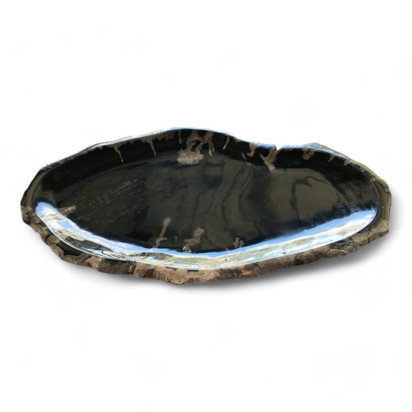 Luxury Petrified Wood Stone Platter Tray Rare Product 320mm x 230mm x 20mm (2454)