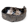 Luxury Petrified Wood Stone Basin 430mm x 360mm x 110mm (2457)