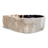 Luxury Petrified Wood Stone Basin 560mm x 300mm x 150mm (2460)