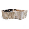 Luxury Petrified Wood Stone Basin 560mm x 300mm x 150mm (2460)