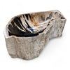 Luxury Petrified Wood Stone Basin 560mm x 300mm x 150mm (2460)