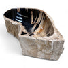 Luxury Petrified Wood Stone Basin 560mm x 300mm x 150mm (2460)
