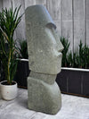 Easter Island Statue Hand Carved Green Stone 80cm (2484)