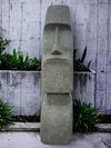 Easter Island Statue Hand Carved Green Stone 80cm (2485)