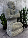 PRE ORDER Bali Buddha Statue Hand Carved Green Stone 60cm (2489)