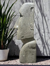 PRE ORDER Easter Island Statue Hand Carved Green Stone 80cm (2492)